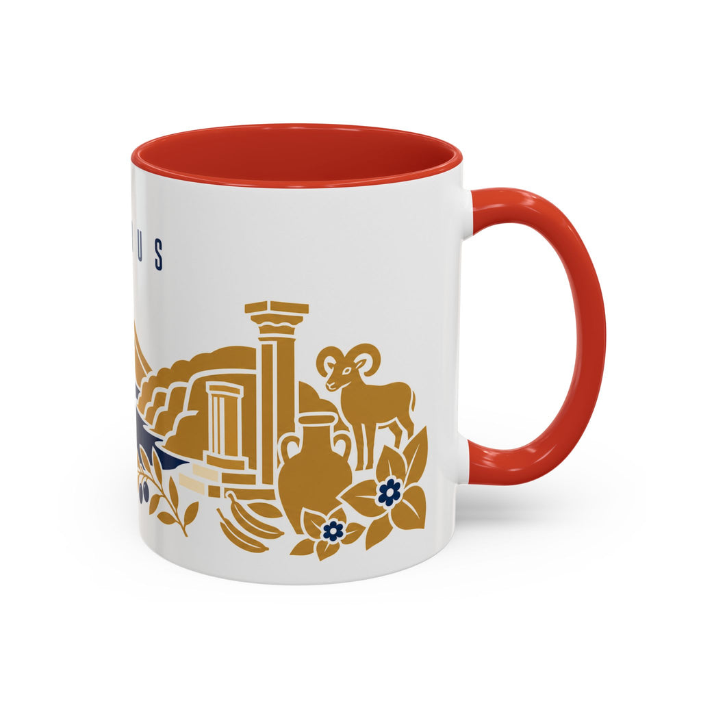 Cyprus Coffee Mug | Travel Souvenir Accent Mug | Country Gift Ceramic Cup 11oz 15oz