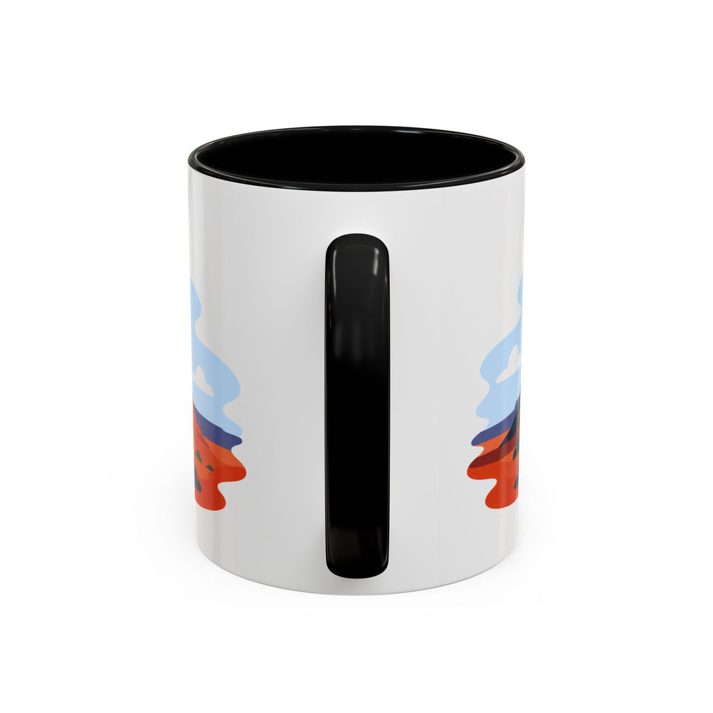 Monument Valley Coffee Mug | Travel Destination Souvenir Gift | Accent Color Ceramic 11oz 15oz