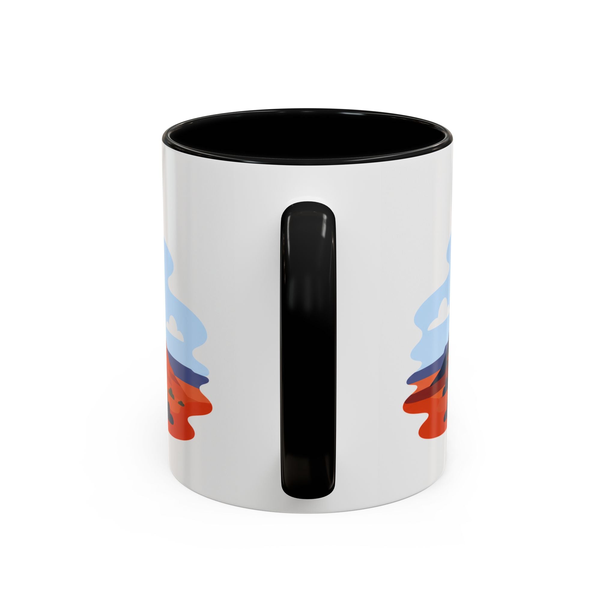 Monument Valley Coffee Mug | Travel Destination Souvenir Gift | Accent Color Ceramic 11oz 15oz