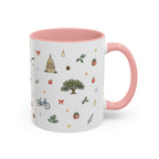 Austin Christmas Mug | Watercolor Travel Souvenir | Holiday Gift | Accent Ceramic Coffee Cup 11oz 15oz