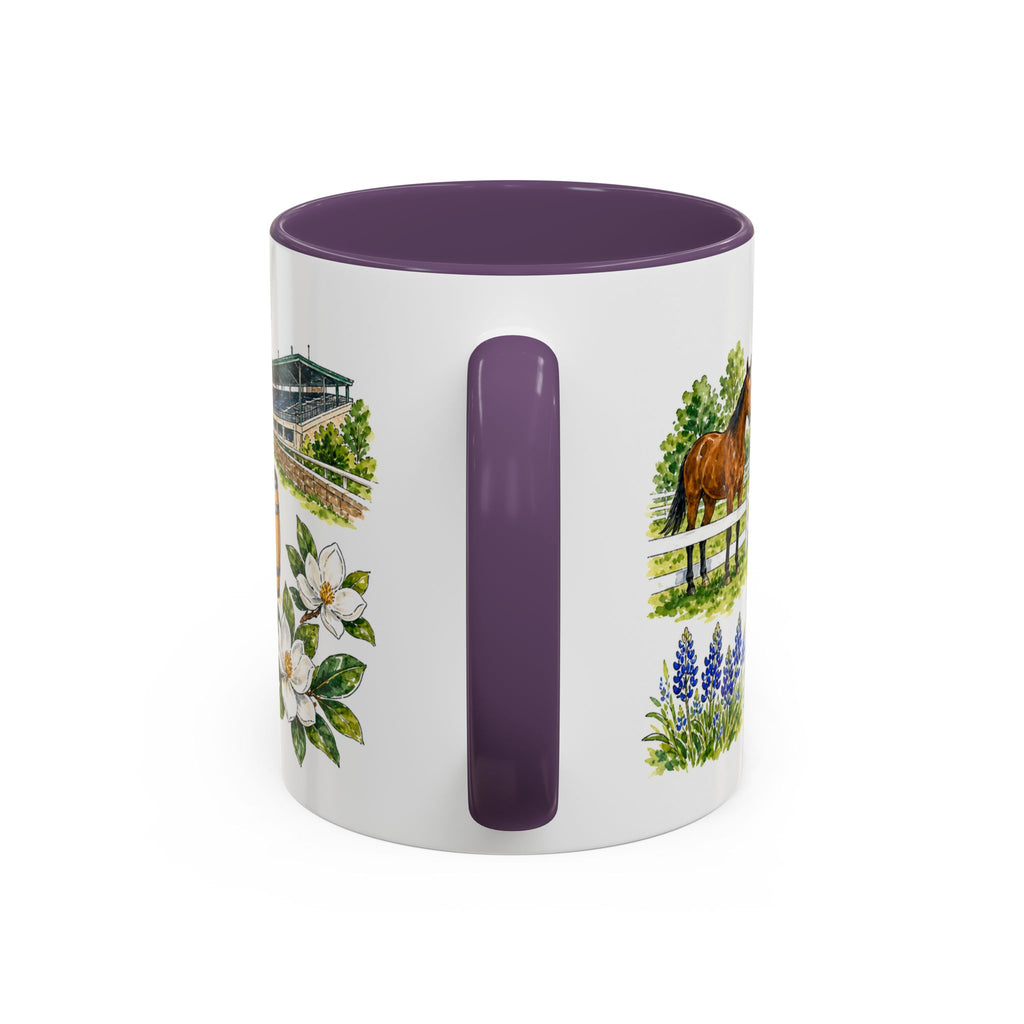 Lexington Illustrated Travel Mug | City Souvenir Accent Coffee Mug | 11oz 15oz Ceramic Cup