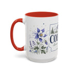 Colorado State Mug | Rocky Mountain Botanical Design | Moving Away Gift