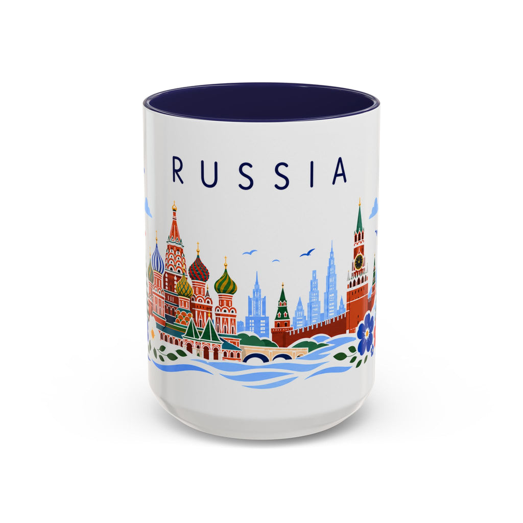 Russia Coffee Mug | Travel Souvenir Accent Mug | Place Gift Ceramic Cup 11oz 15oz