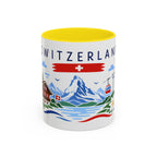 Switzerland Coffee Mug | Travel Souvenir Accent Mug | Country Gift Ceramic Cup 11oz 15oz