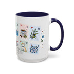 Tunis Coffee Mug | Postage Stamp Collage Mug | Travel Souvenir Accent Cup 11oz 15oz