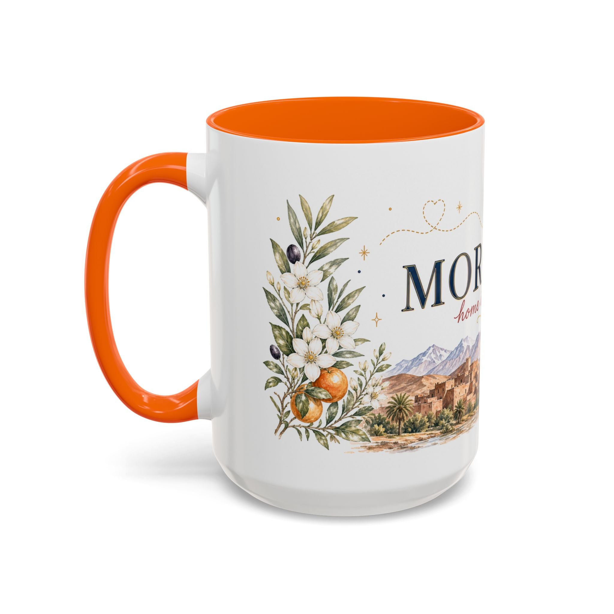 Morocco Home Country Mug | Moving Away Gift | Long Distance Friendship | 11 oz 15 oz Accent Mug