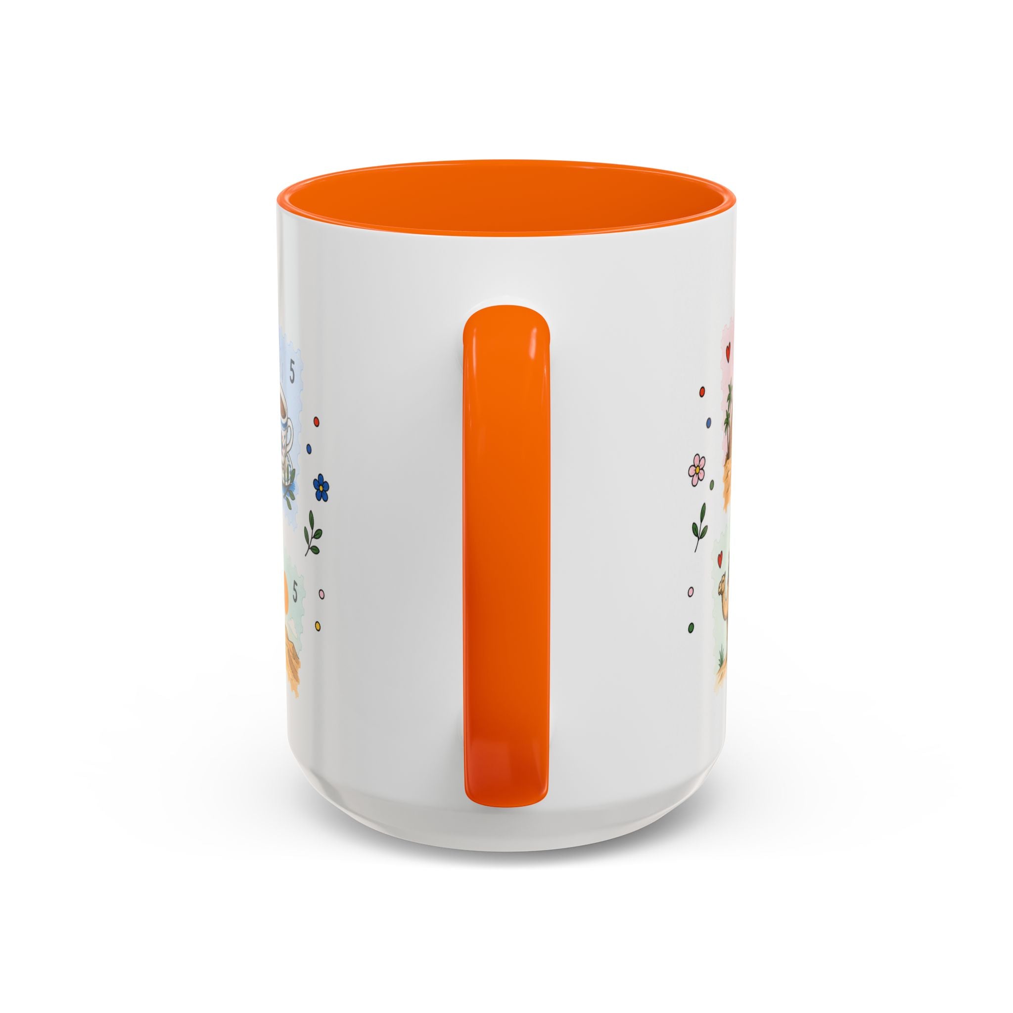 Cairo Coffee Mug | Postage Stamp Collage Mug | Travel Souvenir Accent Cup 11oz 15oz