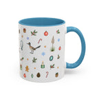 Santa Fe Christmas Mug | Watercolor City Souvenir | Ceramic Coffee Cup (11oz 15oz)