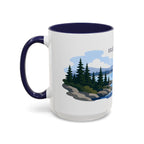 Isle Royale National Park Coffee Mug | Solid Color Block Park Souvenir | 11oz 15oz Accent Mug