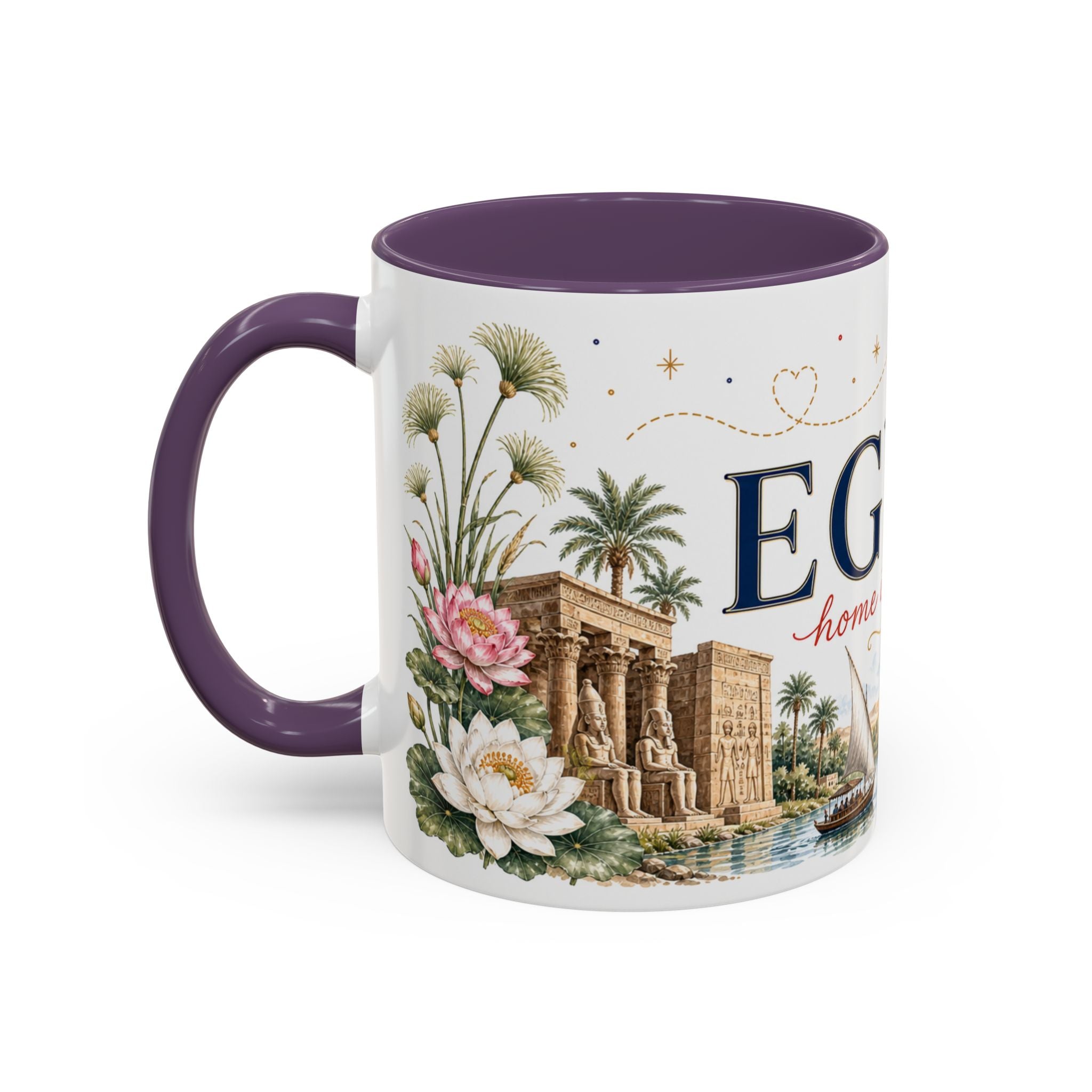 Egypt Home Country Mug | Moving Away Gift | Long Distance Friendship | 11 oz 15 oz Accent Mug