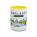Bangladesh Coffee Mug | Travel Souvenir Accent Mug | Country Gift Ceramic Cup 11oz 15oz