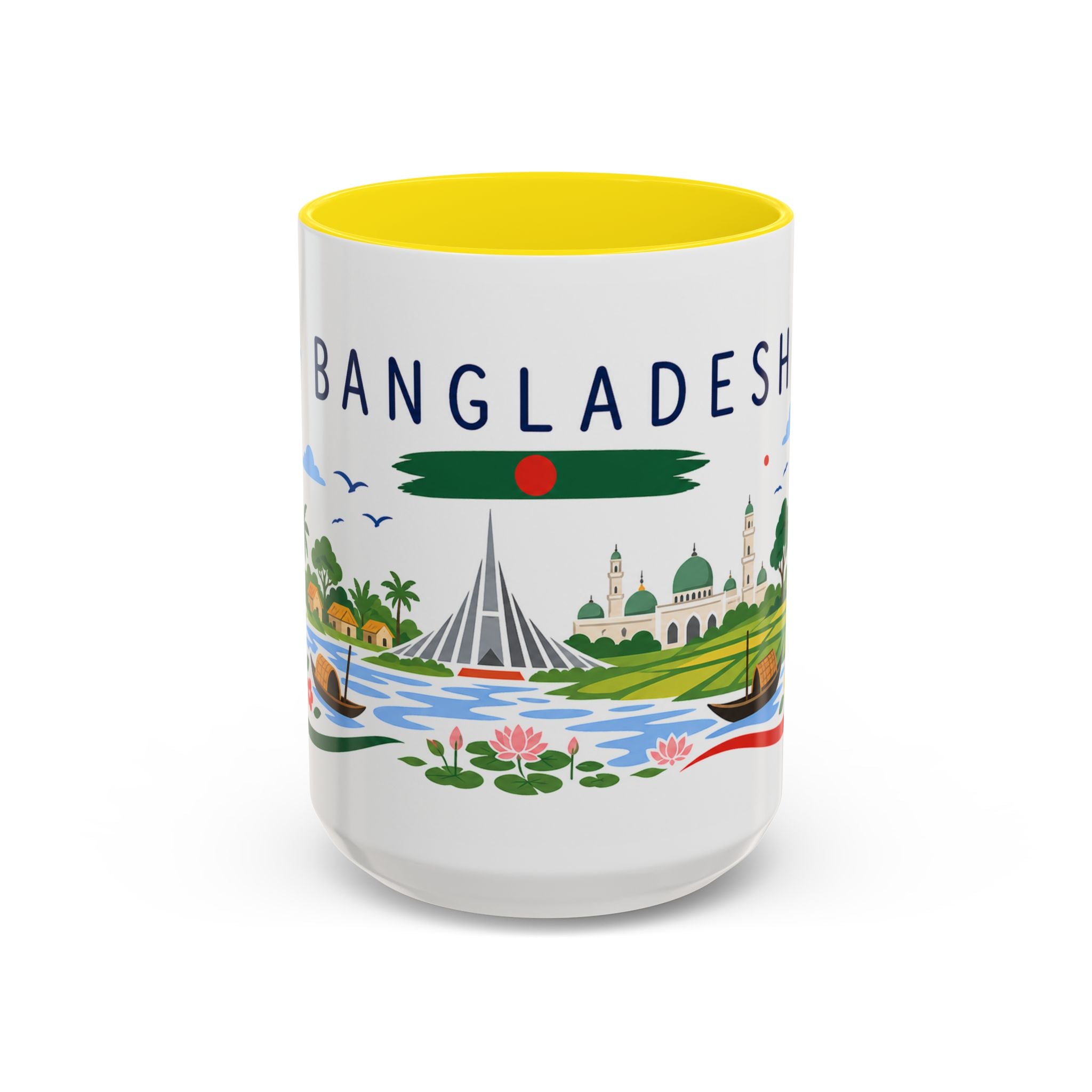 Bangladesh Coffee Mug | Travel Souvenir Accent Mug | Country Gift Ceramic Cup 11oz 15oz