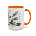 New River Gorge National Park Coffee Mug | West Virginia River Canyon Climbing Gift | Accent Color Ceramic 11oz 15oz