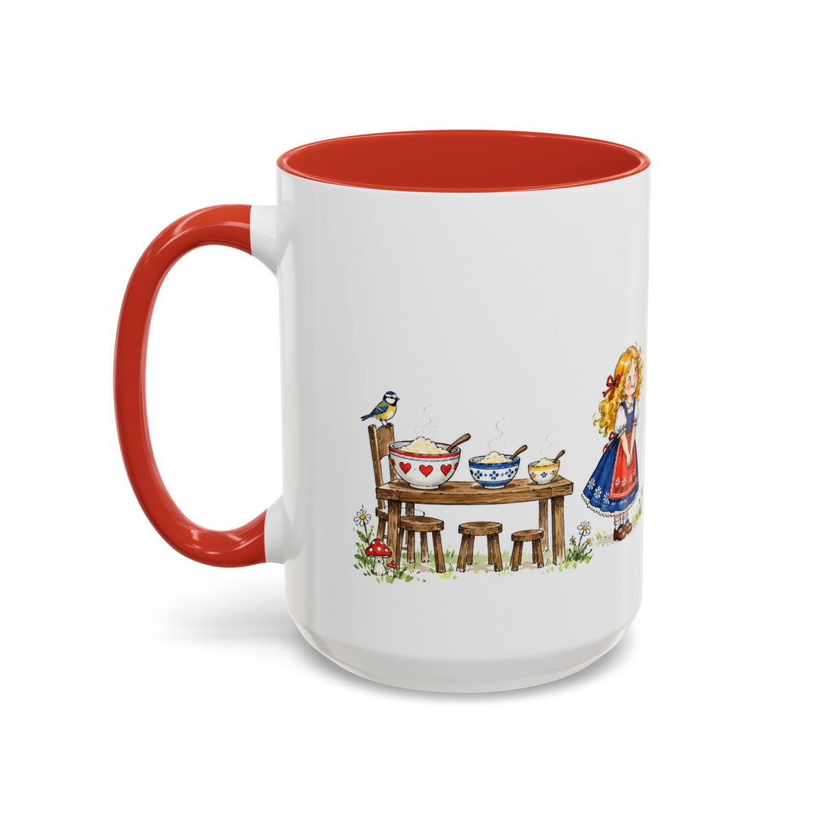 Goldilocks and the Three Bears Mug | Storybook Fairy Tale Accent Coffee Mug | EveryLegend