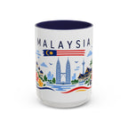Malaysia Coffee Mug | Travel Souvenir Accent Mug | Country Gift Ceramic Cup 11oz 15oz