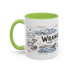 Wrangell-St. Elias National Park Coffee Mug | Alaska Wilderness Climbing Gift | Accent Color Ceramic 11oz 15oz