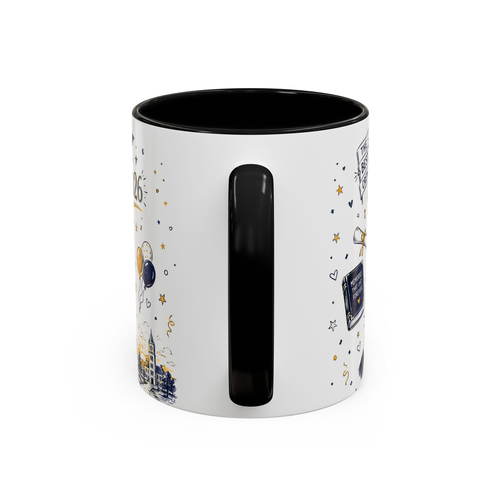We Did It Class of 2026 Coffee Mug | Graduation Gift | Accent Color Ceramic 11oz 15oz