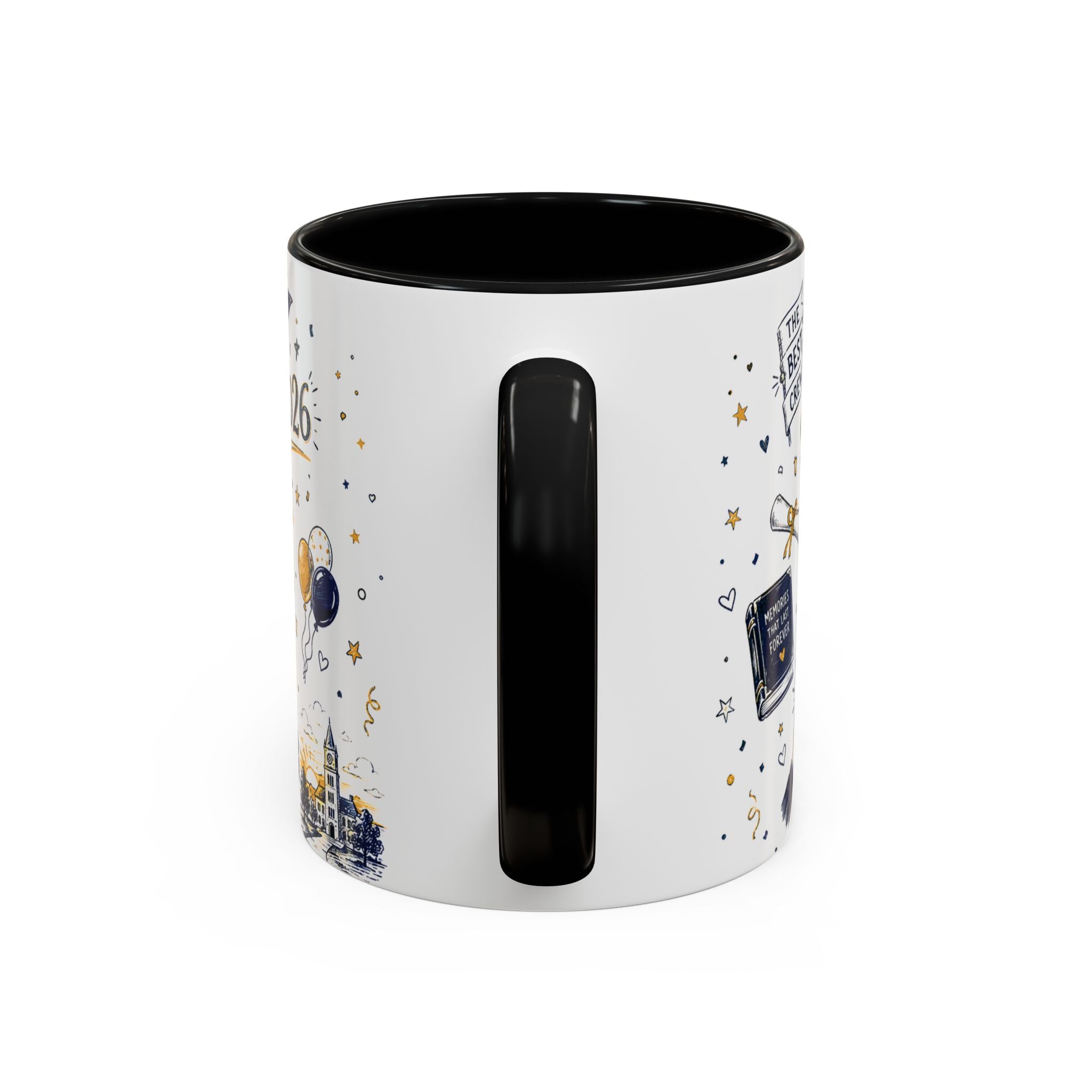 We Did It Class of 2026 Coffee Mug | Graduation Gift | Accent Color Ceramic 11oz 15oz