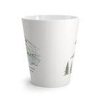 Lassen Volcanic National Park Latte Mug | Pastel Watercolor Nature Coffee Cup | 12 oz Travel Souvenir Gift
