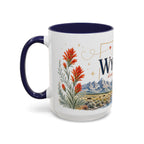 Wyoming Home State Mug | Moving Away Gift | Long Distance Friendship Coffee Cup | 11oz 15oz Accent Mug