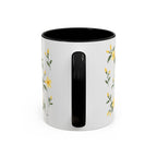 South Carolina Yellow Jessamine Mug, State Flower Floral Coffee Cup, 11oz Botanical Gift