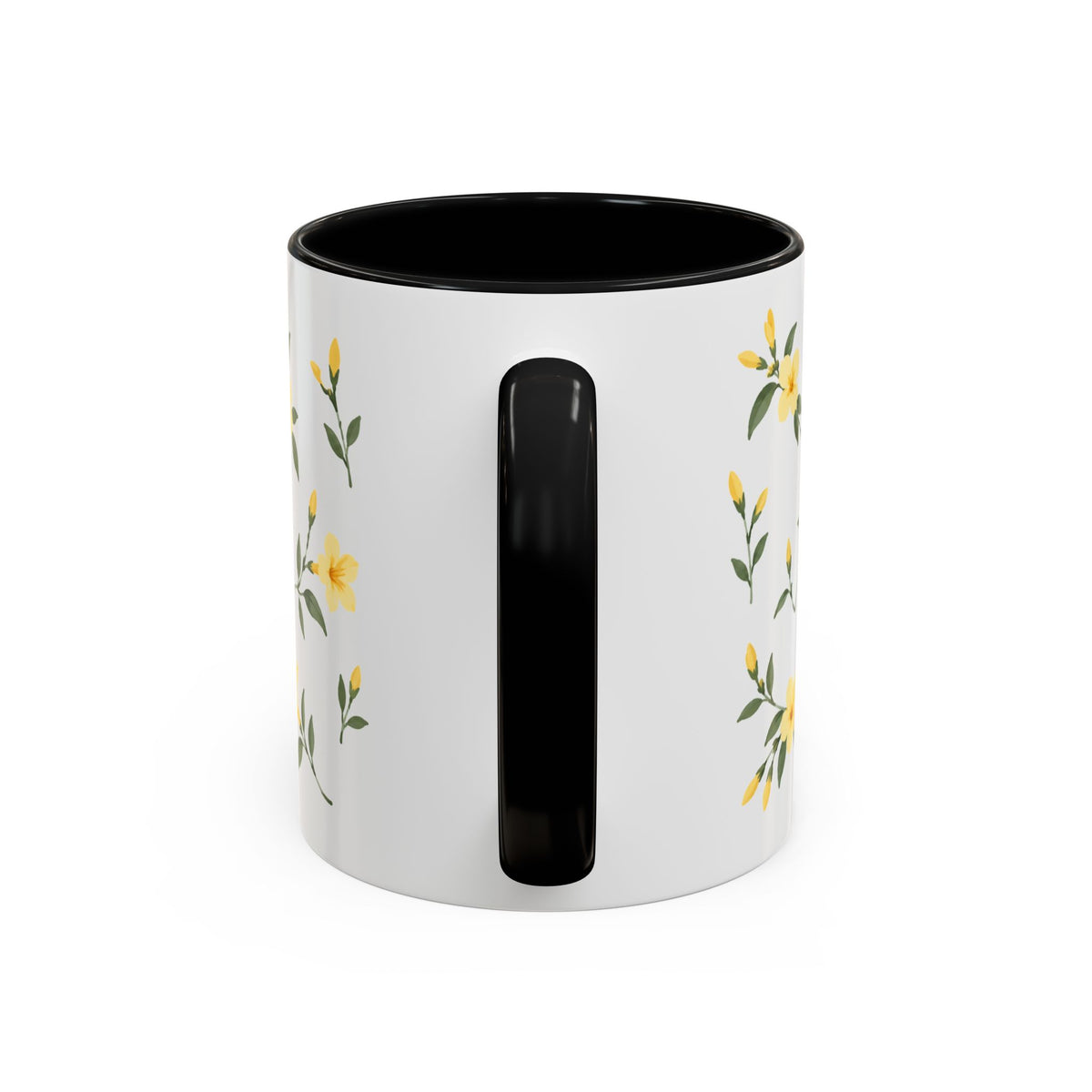 South Carolina Yellow Jessamine Mug, State Flower Floral Coffee Cup, 11oz Botanical Gift