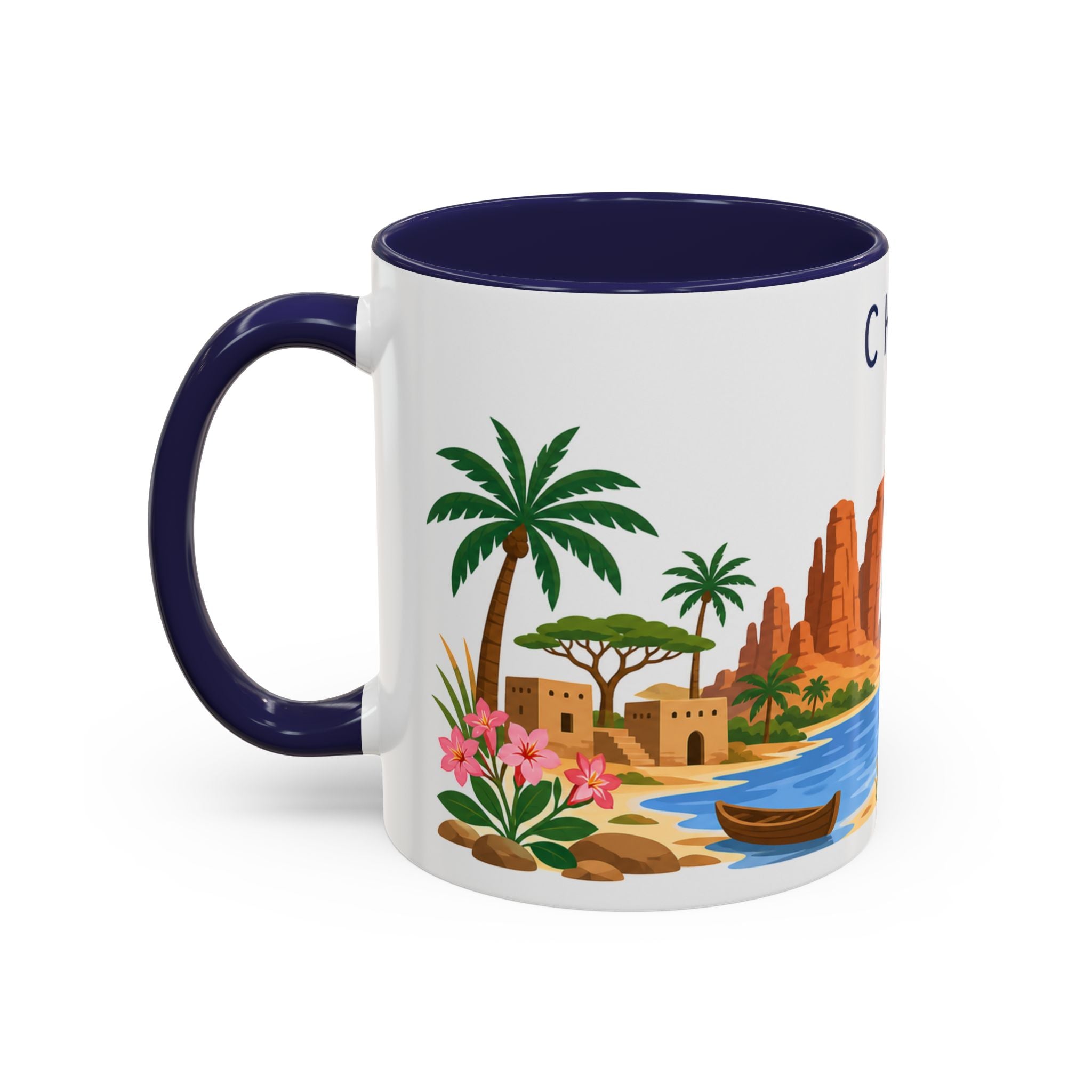 Chad Coffee Mug | Travel Souvenir Accent Mug | Country Gift Ceramic Cup 11oz 15oz