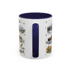 Grand Teton Coffee Mug | National Park Hiking Wyoming Gift | Accent Color Ceramic 11oz 15oz