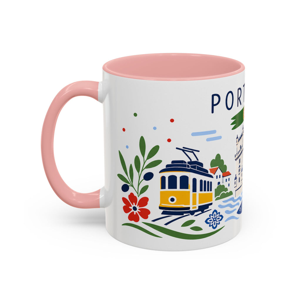 Portugal Coffee Mug | Travel Souvenir Accent Mug | Country Gift Ceramic Cup 11oz 15oz