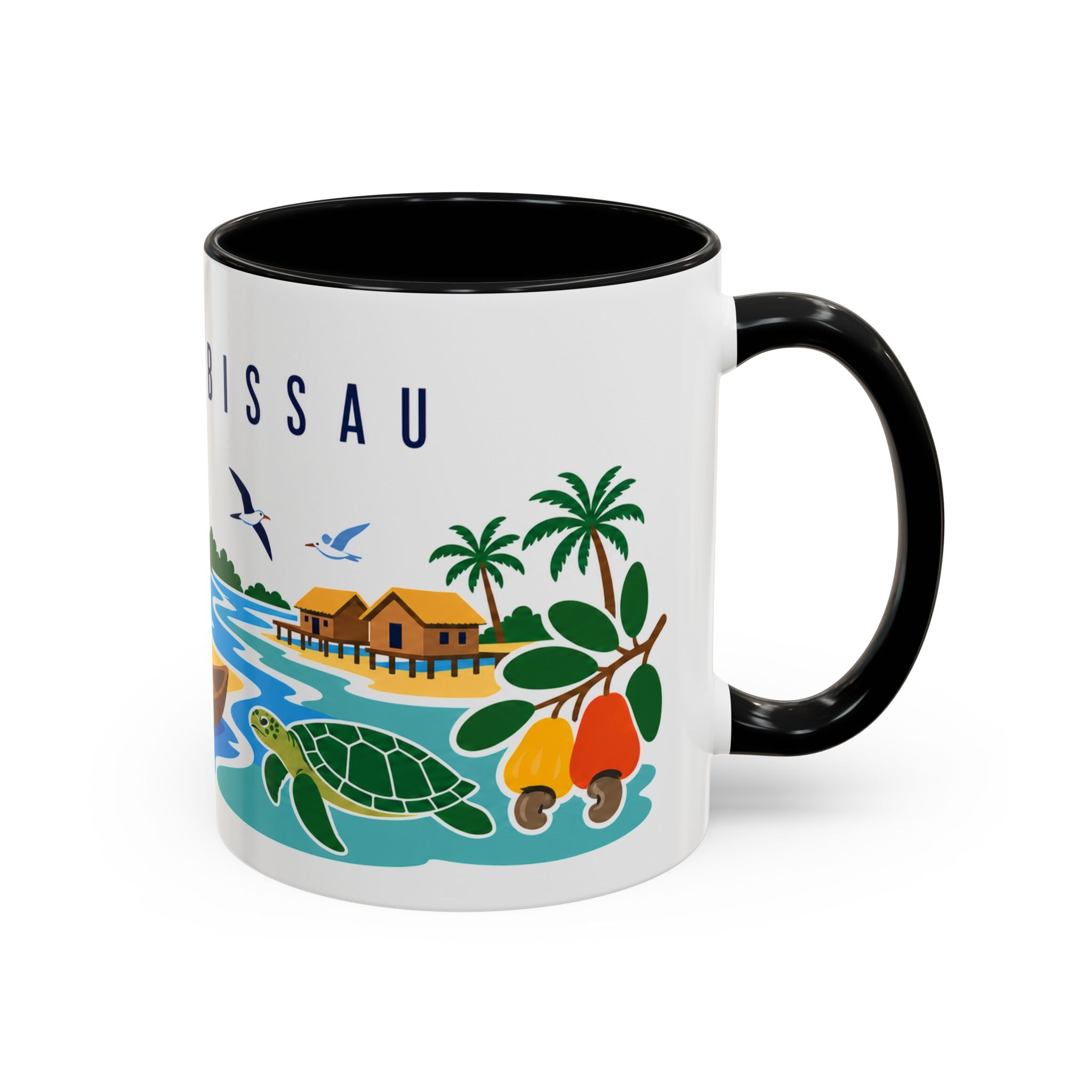 Guinea-Bissau Coffee Mug | Travel Souvenir Accent Mug | Country Gift Ceramic Cup 11oz 15oz