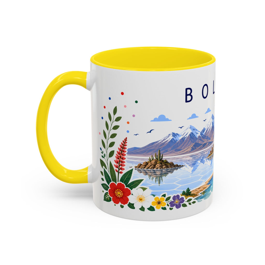 Bolivia Coffee Mug | Travel Souvenir Accent Mug | Place Gift Ceramic Cup 11oz 15oz