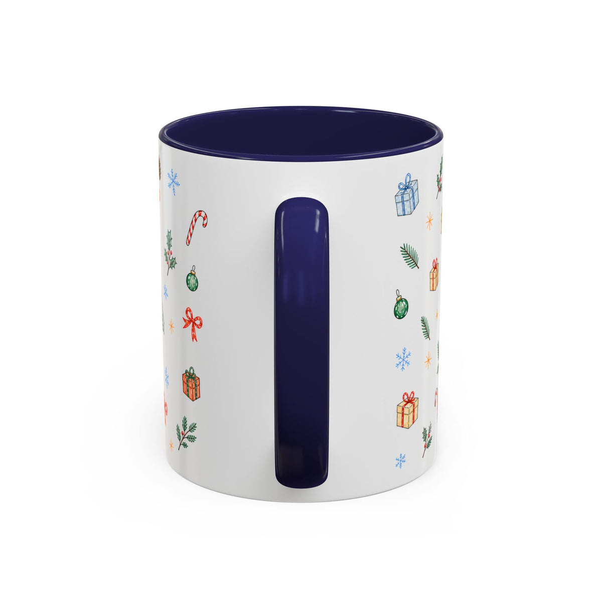 Miami Christmas Mug | Watercolor Art Deco City Souvenir (11oz/15oz)