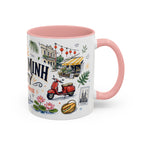 Ho Chi Minh City Coffee Mug | Vietnam Souvenir Travel Gift | Accent Color Ceramic 11oz 15oz