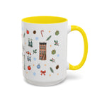 New York City Christmas Mug | Watercolor City Souvenir | Ceramic Coffee Cup