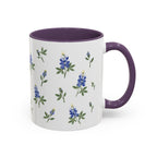 Texas Bluebonnet Mug, State Flower Floral Coffee Cup, 11oz Botanical Gift