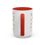 Arkansas Christmas Mug | Watercolor Travel Souvenir | Holiday Gift | Accent Ceramic Coffee Cup 11oz 15oz