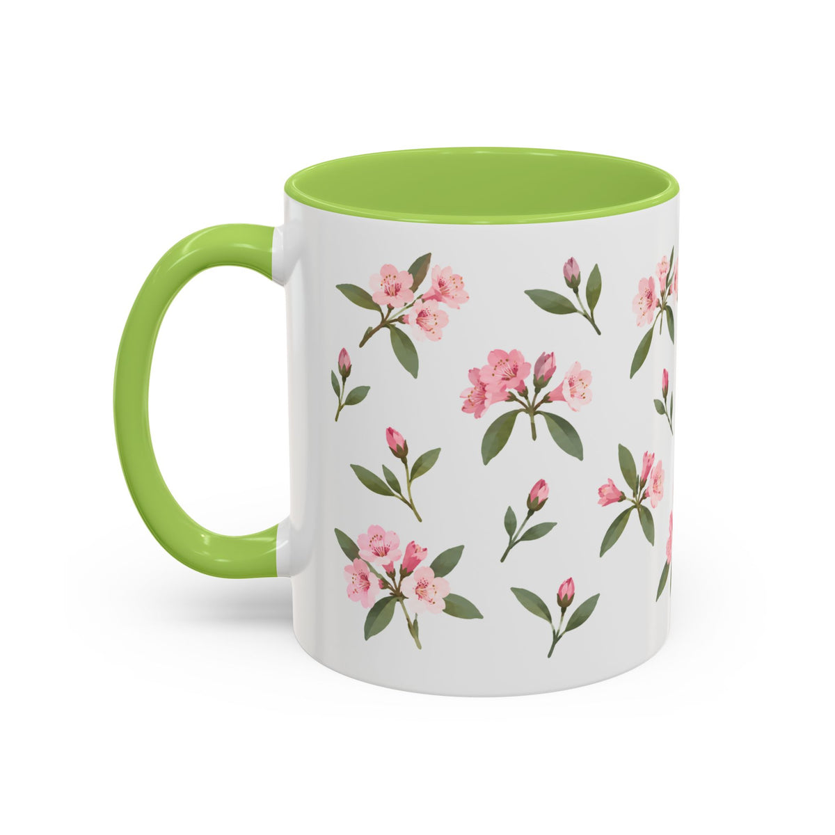 Washington Coast rhododendron Mug, State Flower Floral Coffee Cup, 11oz Botanical Gift