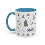 Amsterdam Christmas Watercolor Mug | Festive City Souvenir Coffee Cup