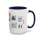 Venice Coffee Mug | Postage Stamp Collage Mug | Travel Souvenir Accent Cup 11oz 15oz