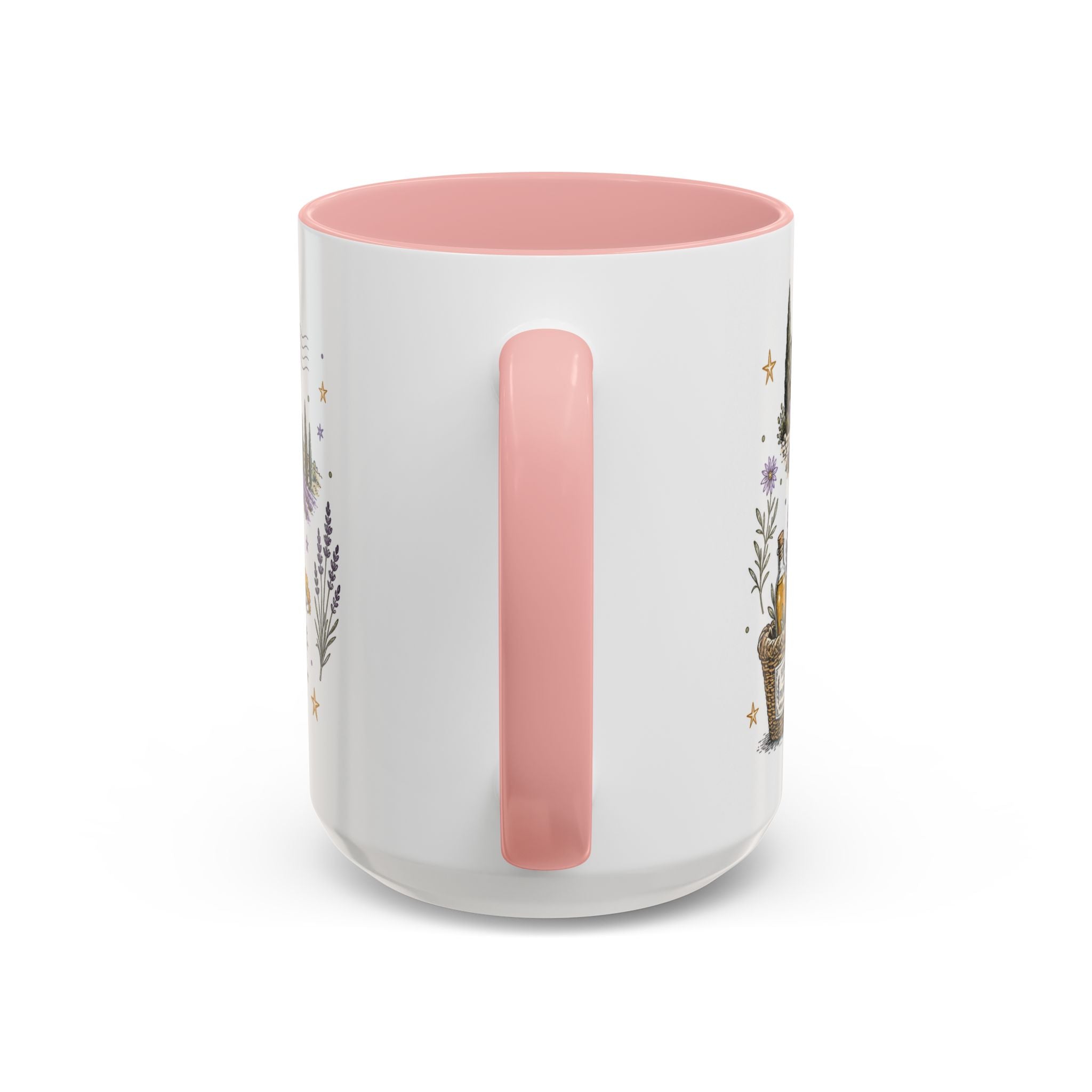 Provence Coffee Mug | Travel Destination Souvenir Gift | Accent Color Ceramic 11oz 15oz