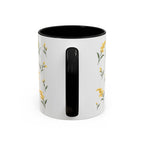 Kentucky Goldenrod Mug, State Flower Floral Coffee Cup, 11oz Botanical Gift