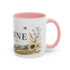 Ukraine Home Country Mug | Moving Away Gift | Long Distance Friendship | 11 oz 15 oz Accent Mug