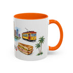 Tampa Illustrated Travel Mug | City Souvenir Accent Coffee Mug | 11oz 15oz Ceramic Cup