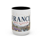 France Home Country Mug | Moving Away Gift | Long Distance Friendship | 11 oz 15 oz Accent Mug