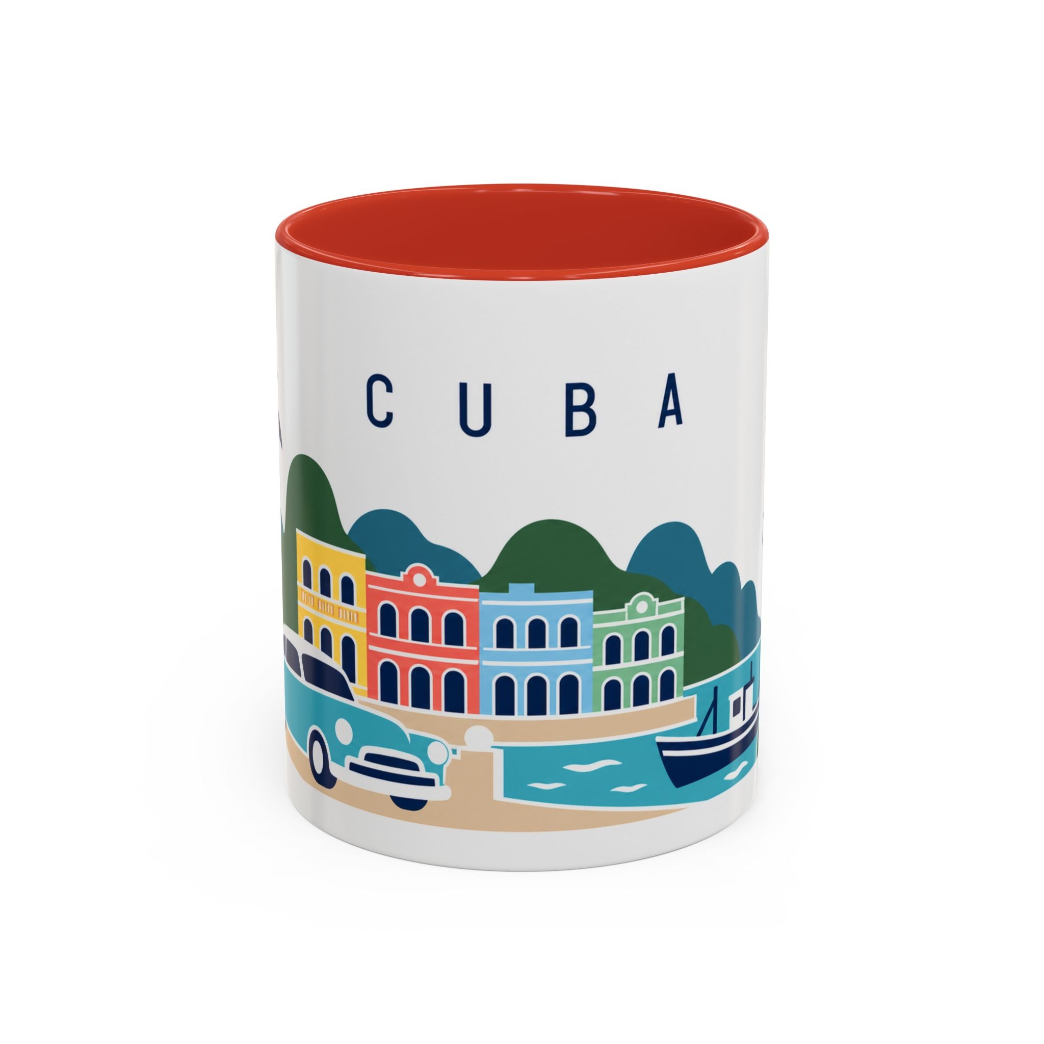 Cuba-Inspired Coffee Mug | US Produced & Fulfilled | Travel Souvenir Accent Mug | Ceramic Cup 11oz 15oz