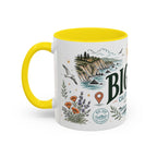 Big Sur Coffee Mug | Travel Destination Souvenir Gift | Accent Color Ceramic 11oz 15oz