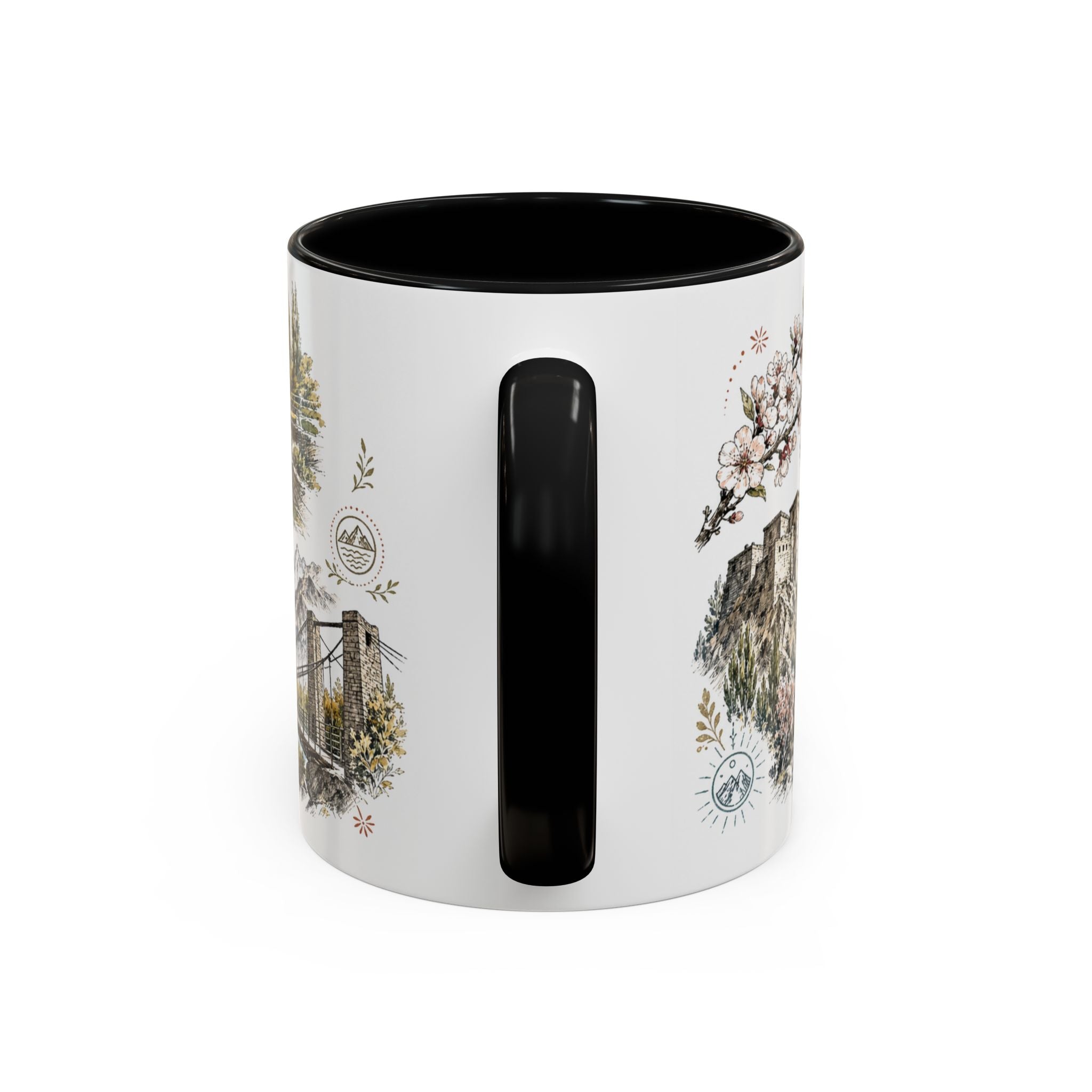 Hunza Valley Mug, Pakistan Travel Souvenir, Bucket List Gift, Accent Ceramic Coffee Mug 11oz 15oz