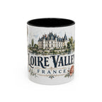 Loire Valley Mug, France Travel Souvenir, Bucket List Gift, Accent Ceramic Coffee Mug 11oz 15oz