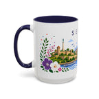Serbia Coffee Mug | Travel Souvenir Accent Mug | Place Gift Ceramic Cup 11oz 15oz