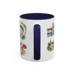 Lucerne Illustrated Travel Mug | City Souvenir Accent Coffee Mug | 11oz 15oz Ceramic Cup